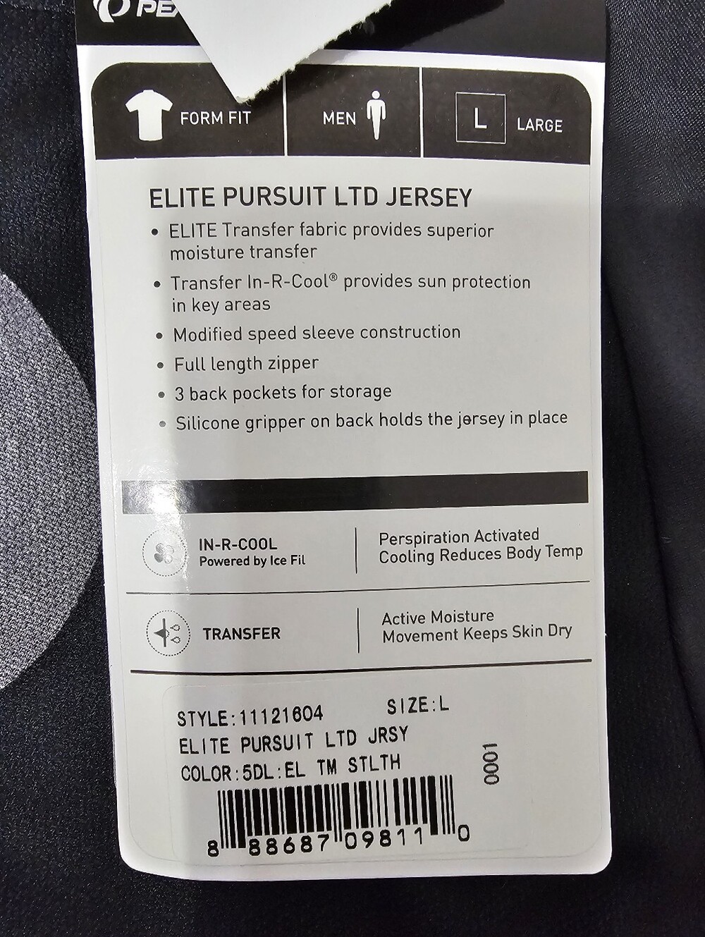 Pearl Izumi Elite Pursuit LTD Cycling Jersey Men's Large NWT Full Zip Road Bike - Picture 10 of 10